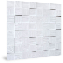 Pannello murale 3D Profhome 3D 704498 Harmony Cubes Wood Grain White goffrato Pannello decorativo con aspetto legno opaco bianco 2,2 m2 en oferta