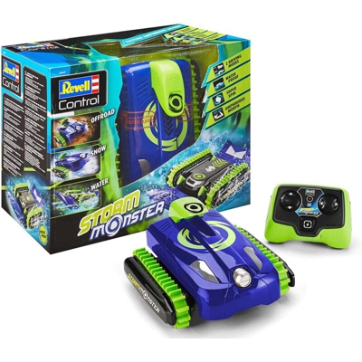 24649 Stunt Car Storm Monster Automodello per principianti Elettrica Veicolo cingolato - Revell Control