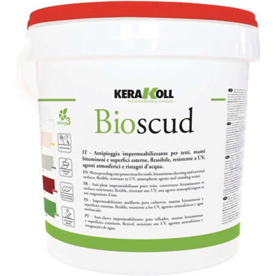 guaina antipioggia impermeabilizzante per tetti e superfici esterne BIOSCUD 20 KG sabbia - sabbia RAL 1013 - Kerakoll