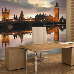 Fotomurale Big Ben di sera Londra cm cm 200x154 Artgeist precio