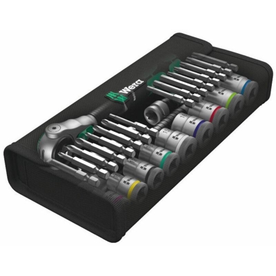 Wera 8100 SB 6 Zyklop Speed Kit di chiavi a bussola metrico 3/8 (10 mm) 29 parti 05004046001