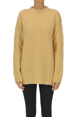 Alpaca-blend pullover