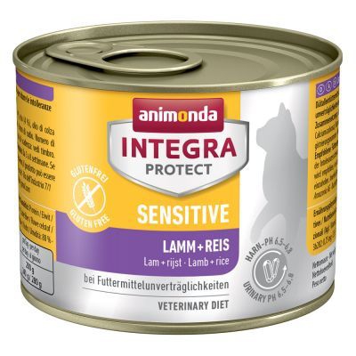 Animonda Integra Protect Adult Sensitive Lattina - Set %: 12 x 200 g Agnello & Riso