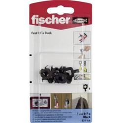 Gancio a muro Fast & Fix di Fischer, nero K, 8 pz. características
