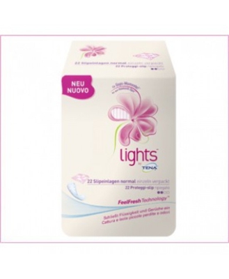 Tena Normal Lights By Tena Proteggi Slip Ripiegati 22 Pezzi