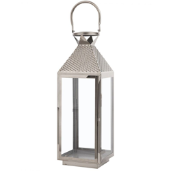 Lanterna argento 55 cm BALI - BELIANI características