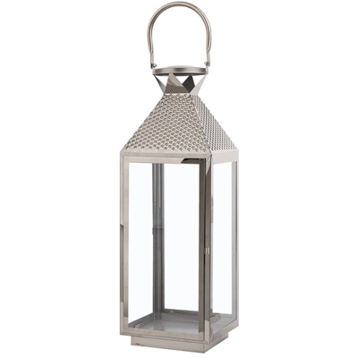 Lanterna argento 55 cm BALI - BELIANI