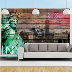 Fotomurale Simboli NYC cm 250x175 Artgeist en oferta