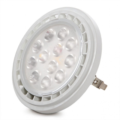Lampadina a LED AR111 G53 SMD2835 7W 700Lm 30.000H | Bianco Freddo (HO-2835AR111-7W-CW) - GREENICE