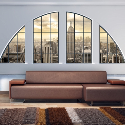 Fotomurale Illuminations Empire State Bu cm 300x210 Artgeist