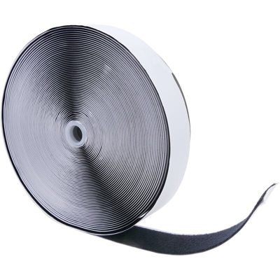 BeMatik - Adesivo nastro adesivo bobina 50 millimetri x 25mm di fissaggio faccia nera