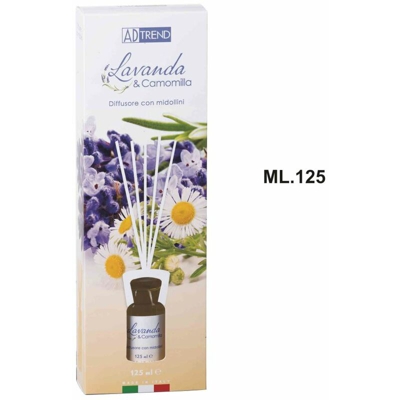 Diffusore Fragranze Con Bastonc. Ml.125 Lavanda E Camomilla - BIGHOUSE IT