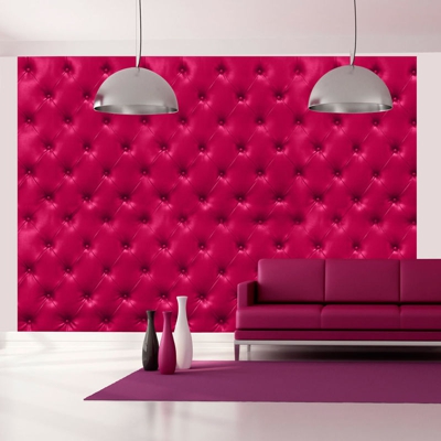 Fotomurale Rombi fucsia cm 300x210 Artgeist