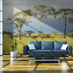 Fotomurale Savanna trees cm 200x154 Artgeist en oferta