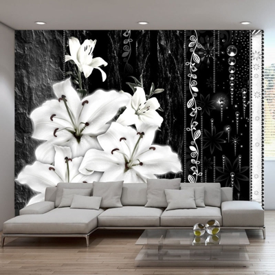 Fotomurale Gigli piangenti cm 300x210 Artgeist