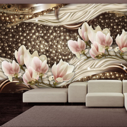 Fotomurale Pearls and Magnolias cm 250x175 Artgeist en oferta