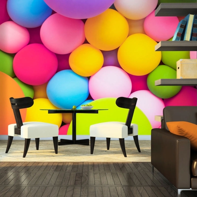 Fotomurale Colourful Balls cm 300x210 Artgeist
