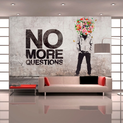 Fotomurale No more questions cm 300x210 Artgeist