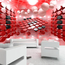 Fotomurale Playing in red and black cm 300x210 Artgeist precio