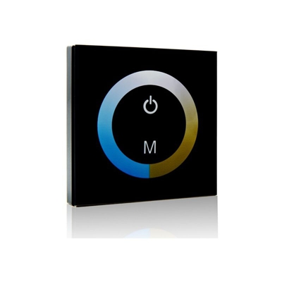 Greenice - Controllore Da Incasso Toccare Striscia LED Duo (Bianco Freddo-Warm) 12-24VDC ► 144/288W (TB-TOUCH-MB02)