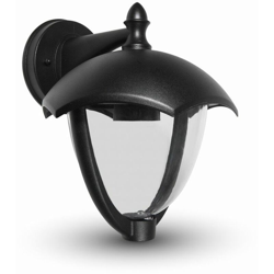 Lampada LED V-TAC da Muro a Lanterna con Portalampada E27 (Max 40W) Attacco verso il basso Colore Nero IP44 características