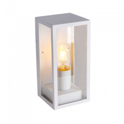 lampada da parete allumino cubica 220-240 volt E27 IP44 bianco quadrato tec 637442 - V-TAC precio