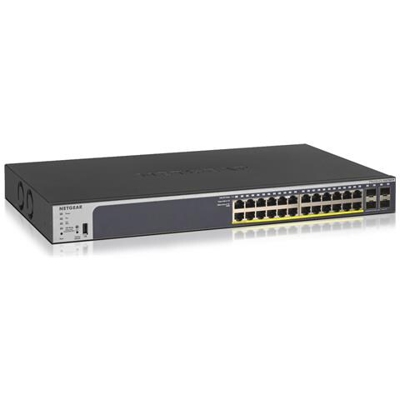 Smart Switch 24 porte Gigabit PoE con 4 porte SFP 190W GS728TP v2