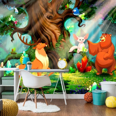 Fotomurale Bear and Friends cm 300x210 Artgeist