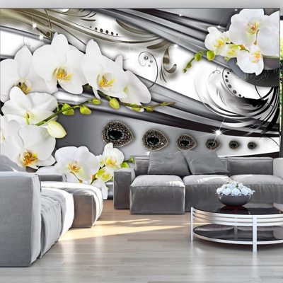 Fotomurale Orchids e jewelry cm 300x210 Artgeist