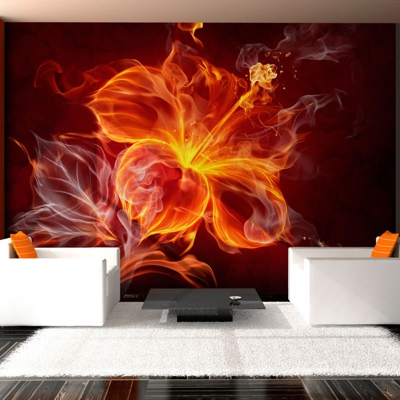 Fotomurale Fiore ardente cm 250x175 Artgeist