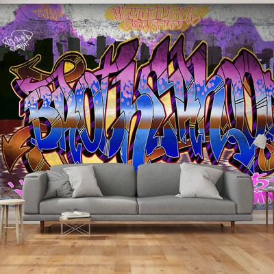 Fotomurale Colorful Mural cm 250x175 Artgeist