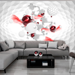 Fotomurale Race of Colours Red cm 300x210 Artgeist precio