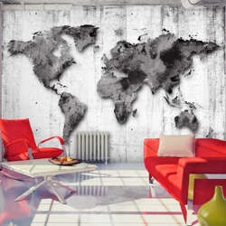 Fotomurale World in Shades of Gray cm 300x210 Artgeist características