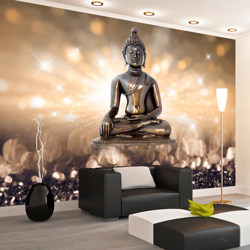 Fotomurale Golden Enlightenment cm 300x210 Artgeist en oferta