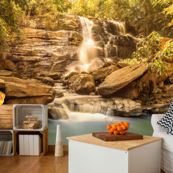 Fotomurale Sunny Waterfall cm 300x210 Artgeist precio