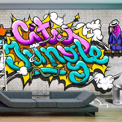 Fotomurale Papagallo rosa cm 250x175 Artgeist