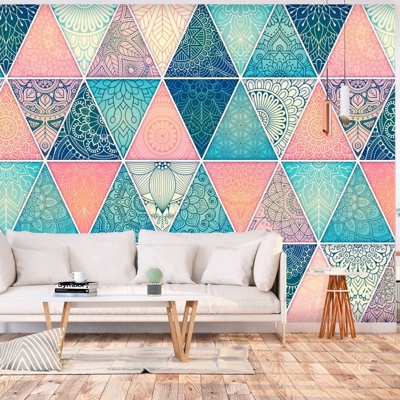 Fotomurale Oriental Triangles cm 300x210 Artgeist