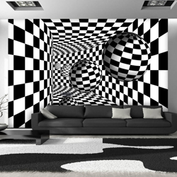 Fotomurale Black e White Corridor cm 300x210 Artgeist precio
