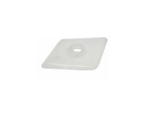 Ferramenta&casalinghi - RONDELLA ROMBOIDALE PLASTICA mm 25x25 Pz.25 GEMAC - FERRAMENTA & CASALINGHI