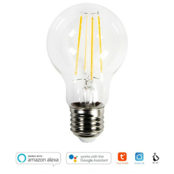 Lampadina Led Smart WiFi A60 Filamento E27 7W 800lm 2700K - Compatibile con Alexa, Google e Smartphone - KIWI características