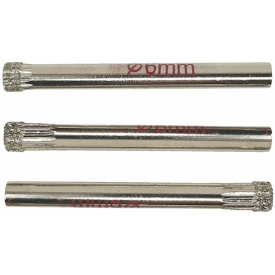 3pz punte trapano fresa diamantata 6 mm foro marmo ceramica vetro granito 00134 - BES