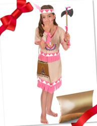 Cofanetto regalo travestimento e accessori da indianina rosa características