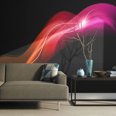 Fotomurale Abstract colorful jellyfish cm 250x193 Artgeist
