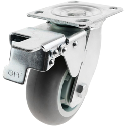 PrimeMatik - Rotelle pivotanti ruote industriale di poliuretano con freno 125 mm características