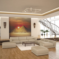 Fotomurale La necropoli di Giza al tra cm 200x154 Artgeist precio