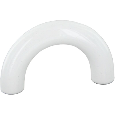 Maniglia per mobili bianca interasse 32 mm in zama 25 pz art. 1121 Cafim