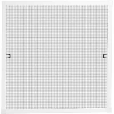 Schellenberg 70030 protezione dagli insetti della finestra Plus, Zanzariera con cornice – 100 x 120 cm in Bianco, 1 pezzi