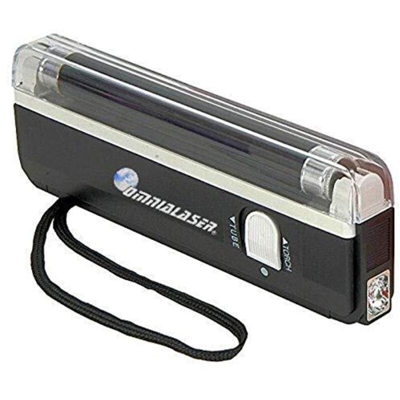 OL-UVMONEY Lampada Di Wood UV Ultravioletta Rilevatore Banconote False con torcia LED - Omnialaser
