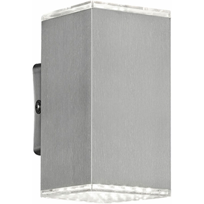 Lampada da parete applique LED RL131 per esterni acciaio 2x punti luce - REALITY TRIO