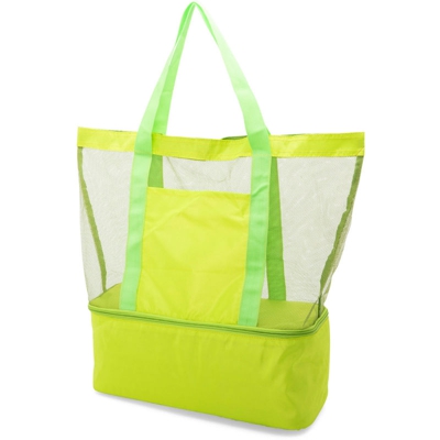 Borsa da spiaggia con fondo termico - colore verde - DMAIL